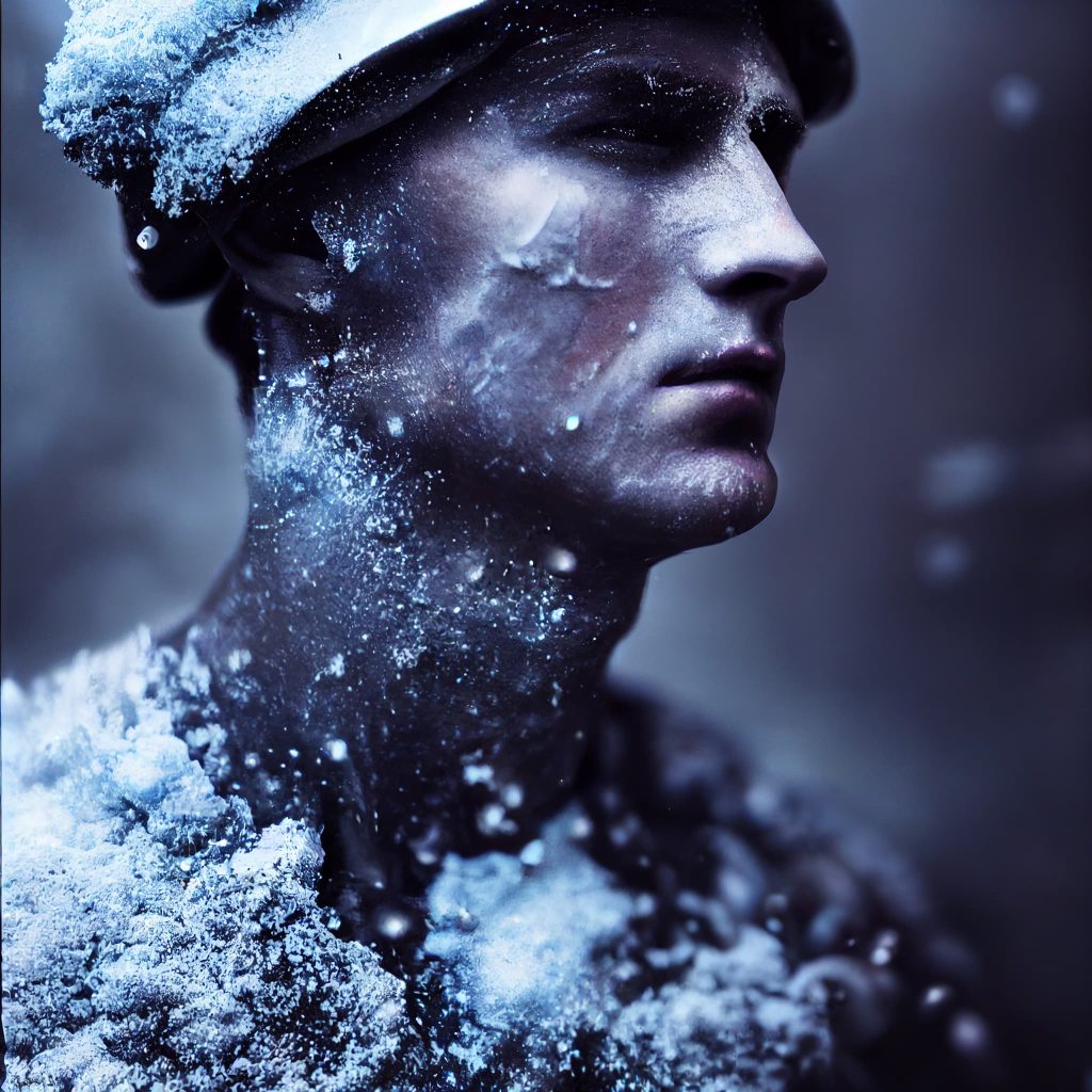 Soldier Portraits - Dystopian Blue